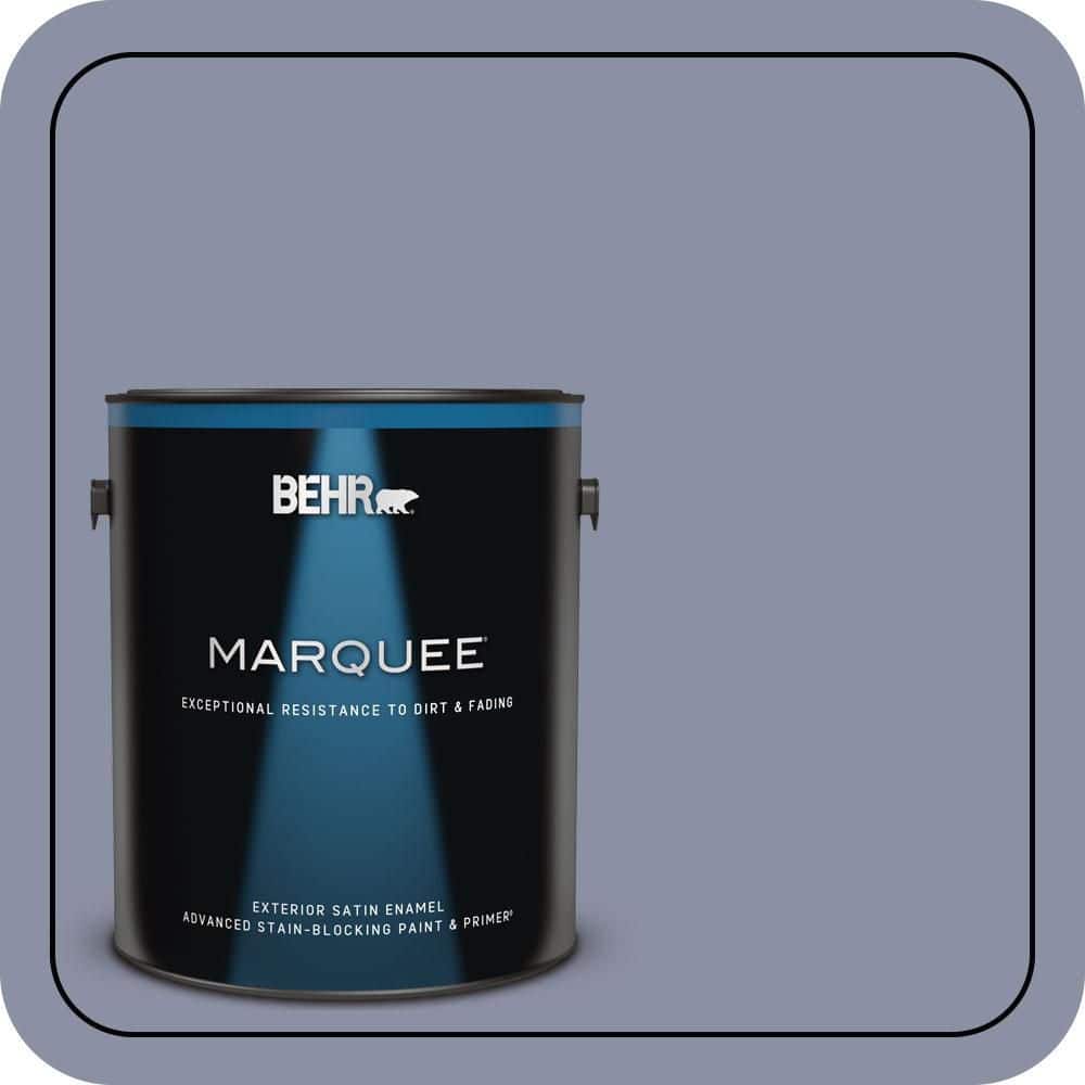 BEHR MARQUEE 1 gal. #620F-4 Violet Shadow Satin Enamel Exterior Paint & Primer
