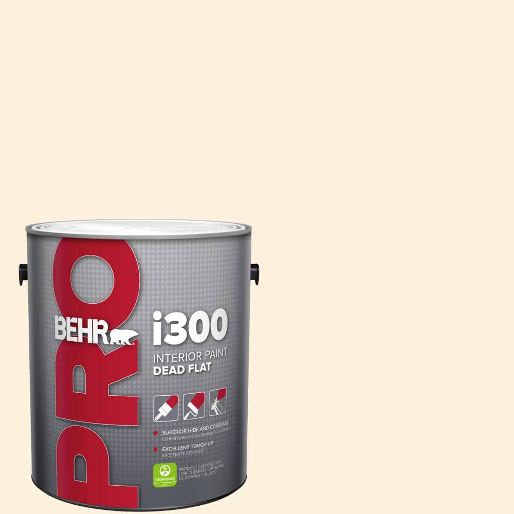 BEHR PRO 1 gal. #M260-1 String Cheese Dead Flat Interior Paint
