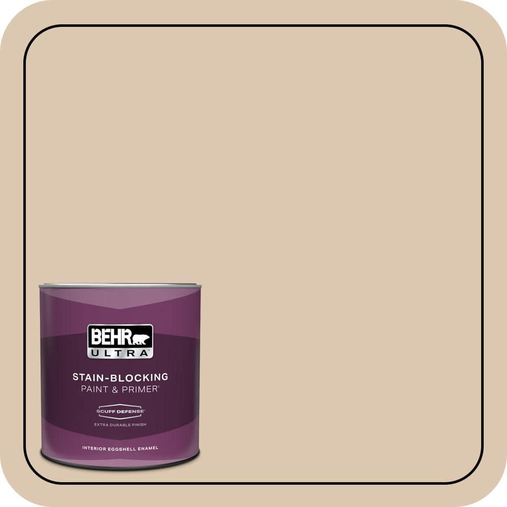 BEHR ULTRA 1 qt. #N270-2 Lentil Extra Durable Eggshell Enamel Interior Paint & Primer