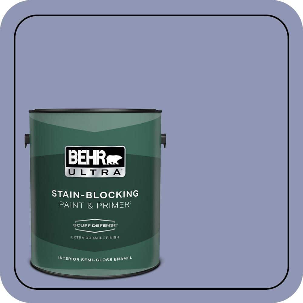BEHR ULTRA 1 gal. #S540-4 Vintage Ribbon Extra Durable Semi-Gloss Enamel Interior Paint & Primer