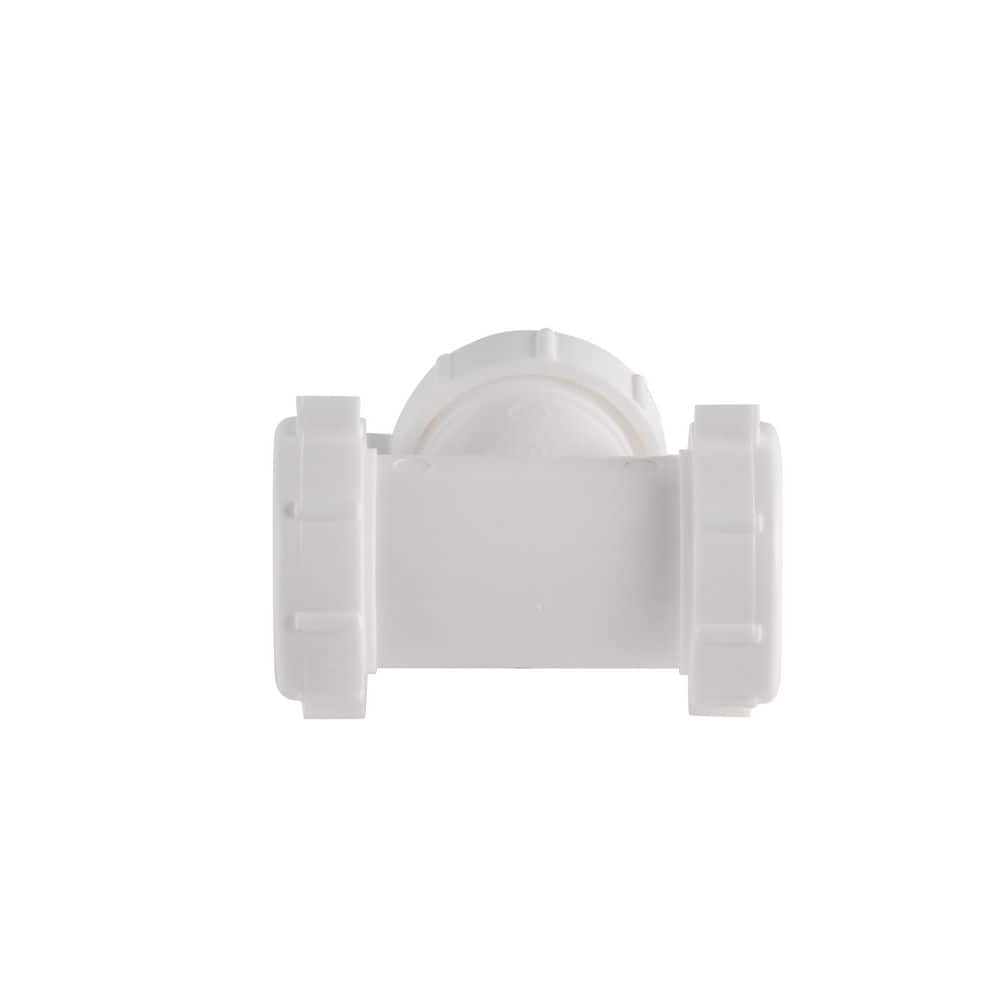 Everbilt 1-1/2 in. P-Trap Tee SJ Plastic (4)