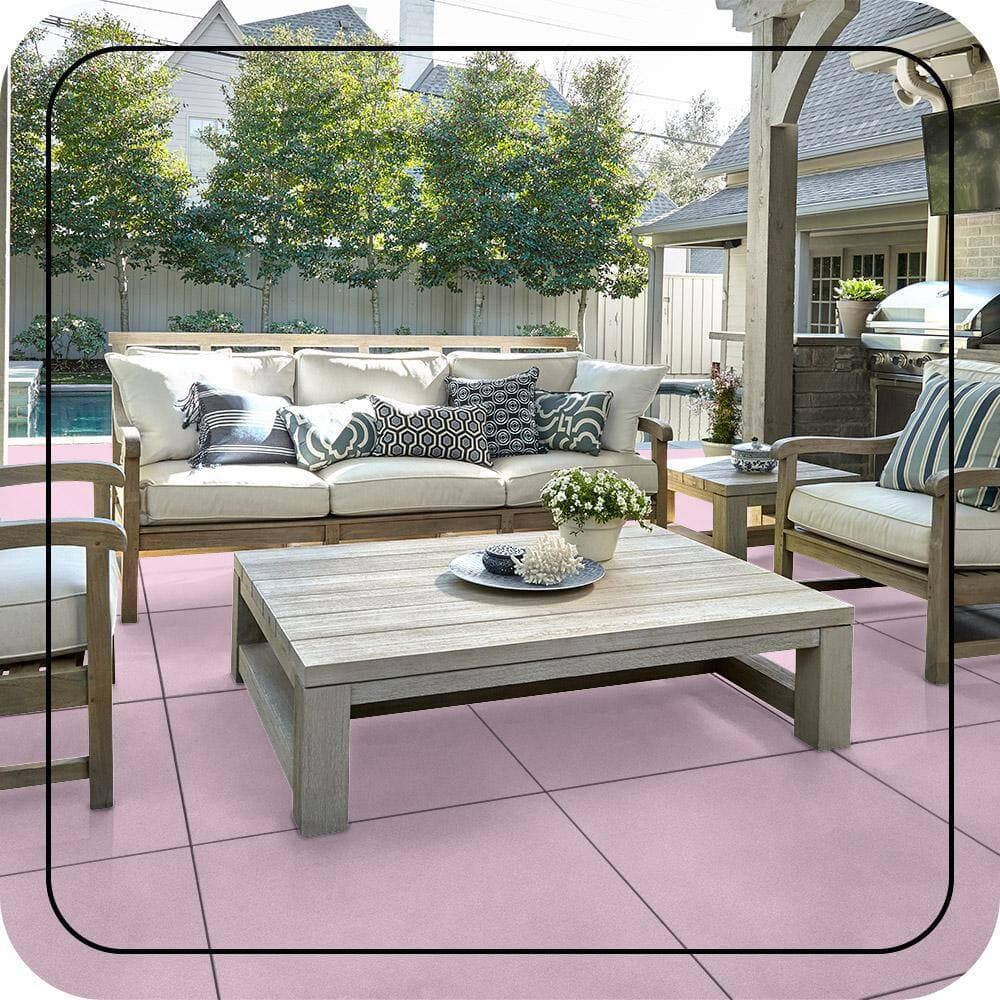 BEHR PREMIUM #P110-1 Textured Low-Lustre Enamel Interior/Exterior Porch and Patio Anti-Slip Floor Paint (3)
