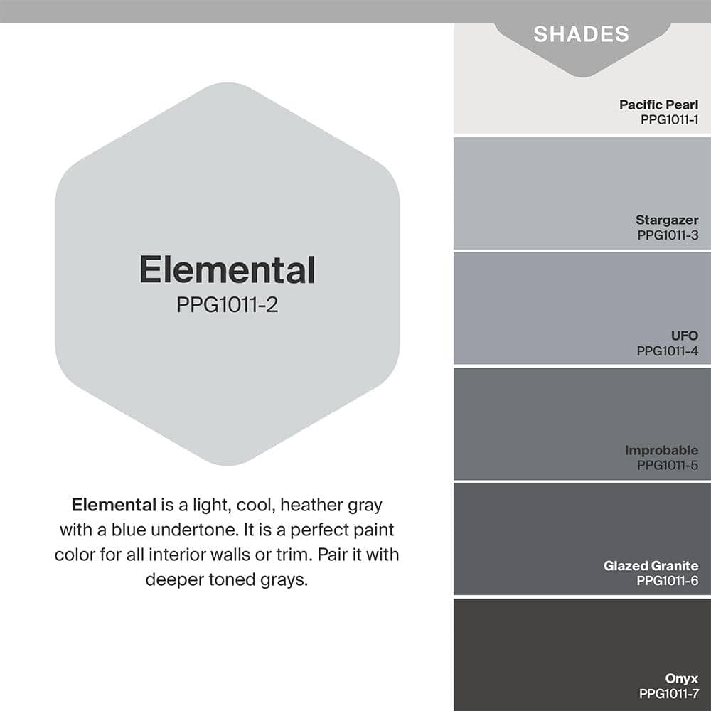 Glidden 8 oz. PPG1011-2 Elemental Satin Interior Paint Sample (3)
