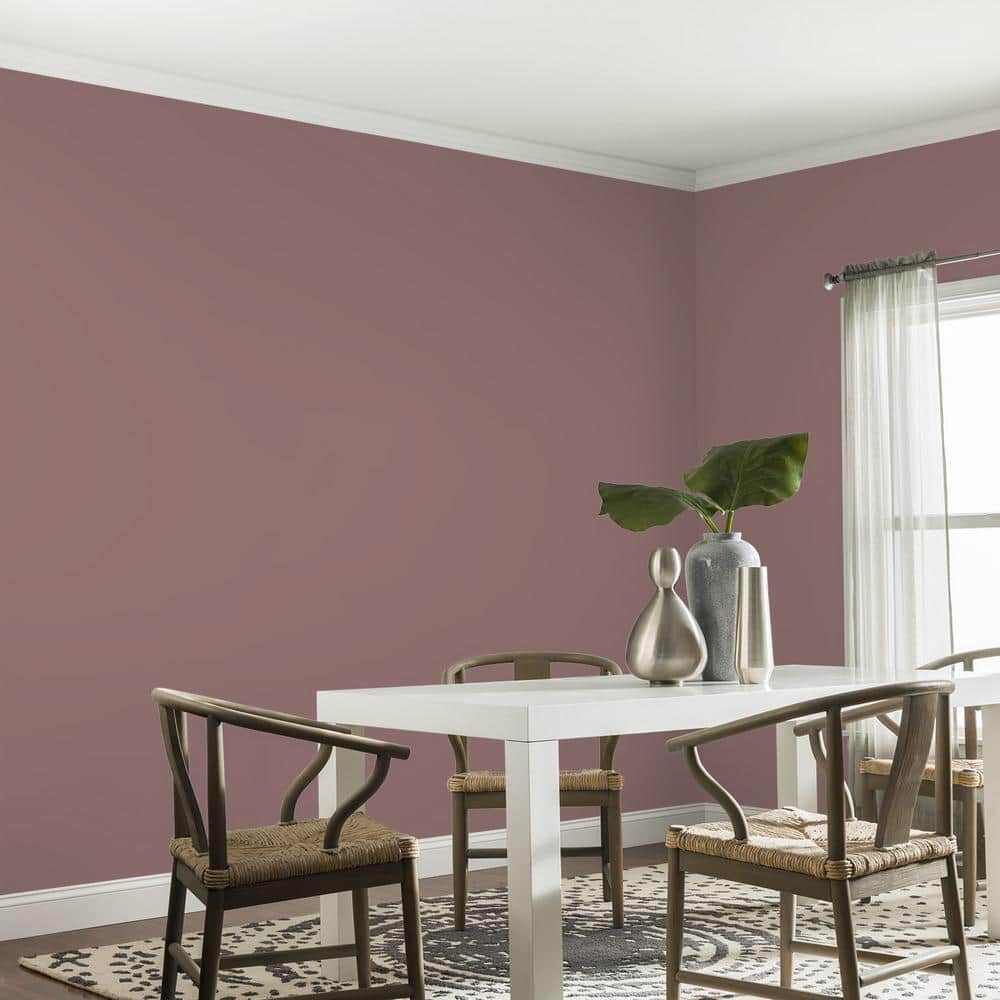 Glidden Premium 1 gal. Oakwood Brown PPG1054-6 Eggshell Interior Latex Paint (4)