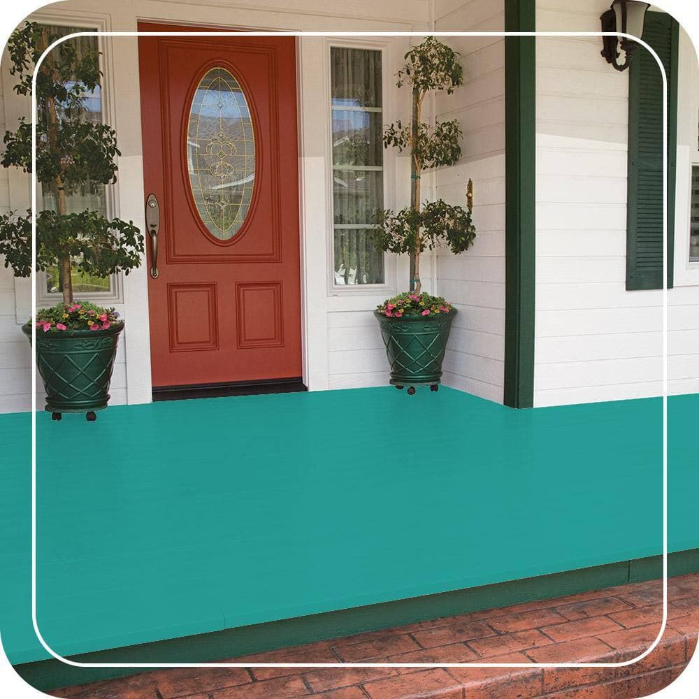 BEHR PREMIUM #P450-5 Low-Lustre Enamel Interior/Exterior Porch and Patio Floor Paint (2)