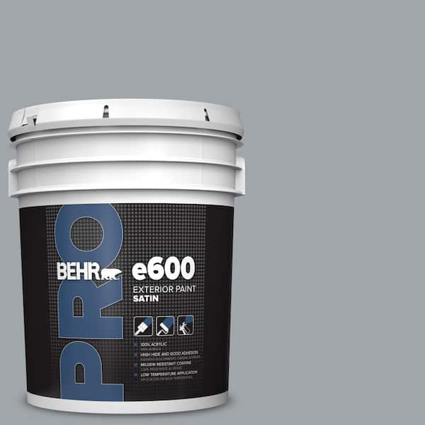 BEHR PRO 5 gal. #PPU26-19 Chance of Rain Satin Enamel Exterior Paint (2)