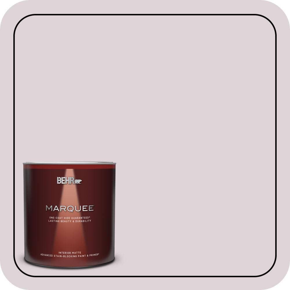 BEHR MARQUEE 1 qt. #PPU16-07 Mystic Fairy Matte Interior Paint & Primer
