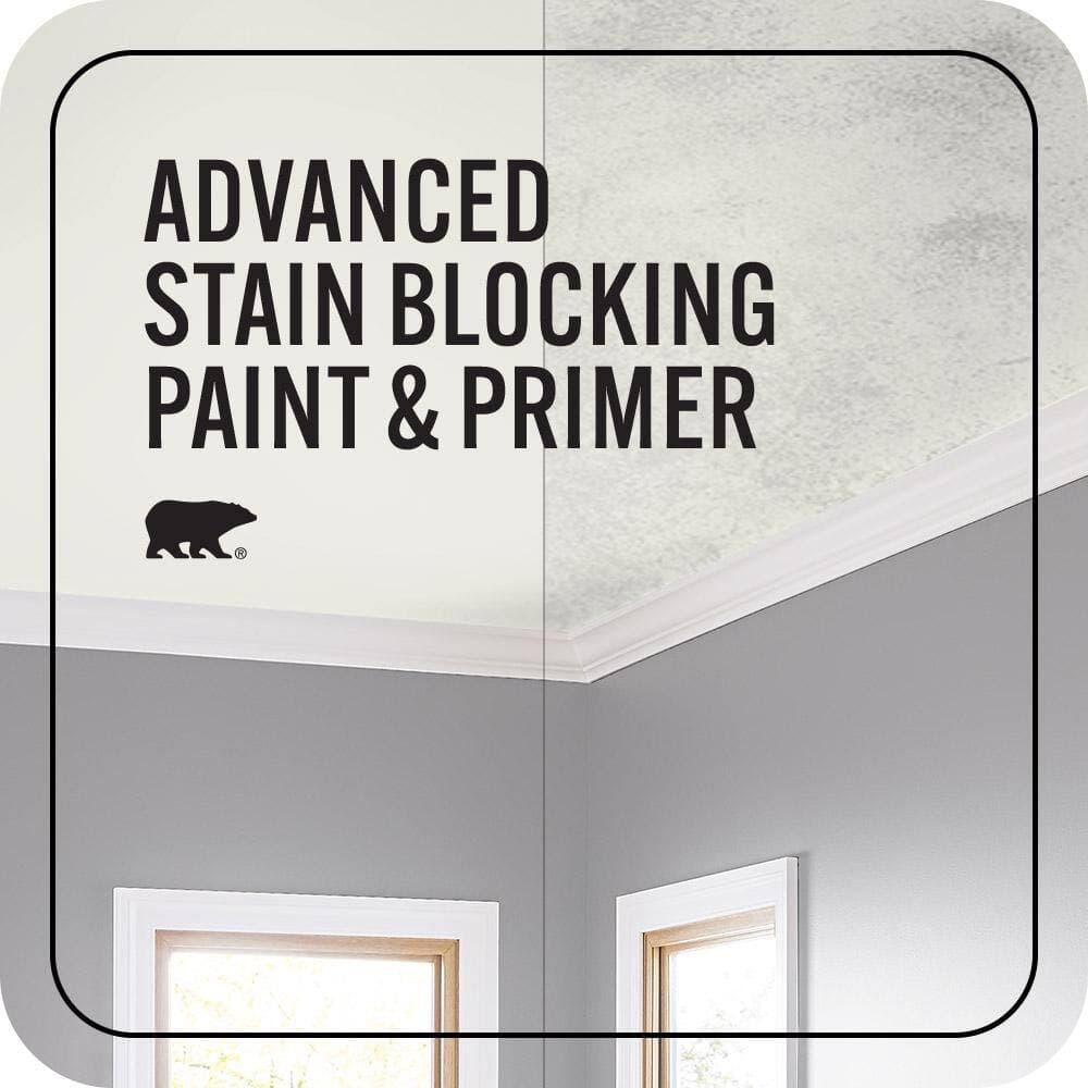 BEHR MARQUEE 1 gal. #BWC-30 Diamonds Therapy Ceiling Flat Interior Paint & Primer (3)