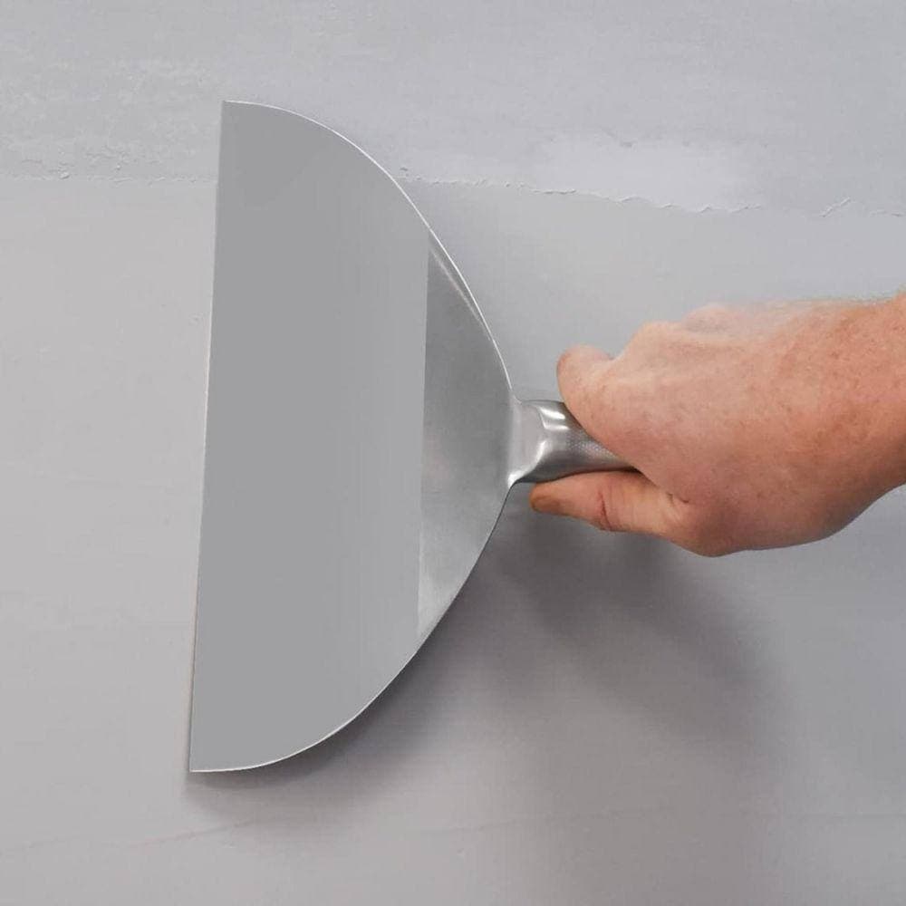 KIWDZFU 10 in. Stainless Steel Joint Taping Knife with Ergonomic Grip Handle for Drywall and Painting Tasks (2)