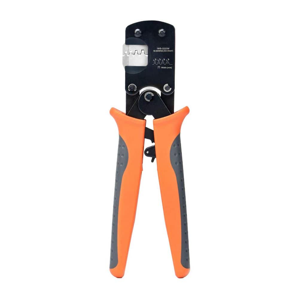 Unbranded Micro Connector Pin Crimping Tool 0.03-0.52mm² 32-20AWG Ratcheting Crimper Parallel Jaw for D-Sub Open Barrel (1)