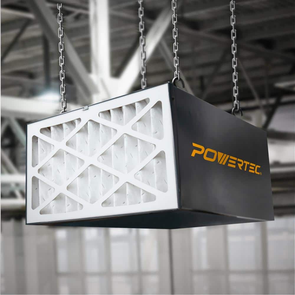 ‎POWERTEC 5 Micron Outer Filters for AF4000, AF4001 and WEN 3410 Air Filtration Systems (4-Pack) (2)