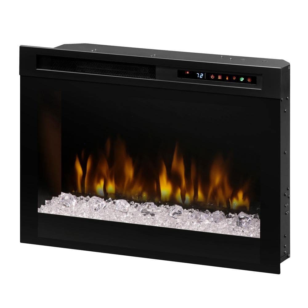 Dimplex Multi-Fire XHD 26 in. Electric Fireplace Firebox with Acrylic Ember Bed in Black (2)