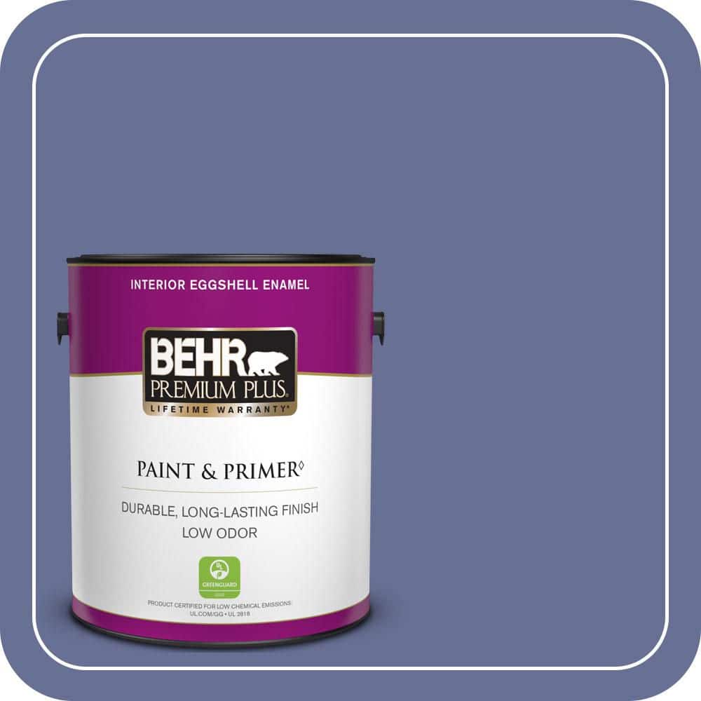 BEHR PREMIUM PLUS 1 gal. #620D-6 Royal Intrigue Eggshell Enamel Low Odor Interior Paint & Primer