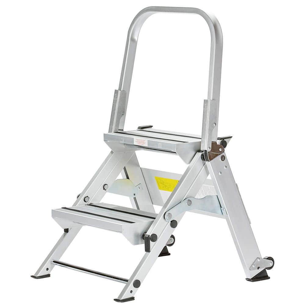 XTEND+CLIMB 2-Step Aluminum Step Stool with 375 lb. Load Capacity ANSI Type IAA Duty Rating