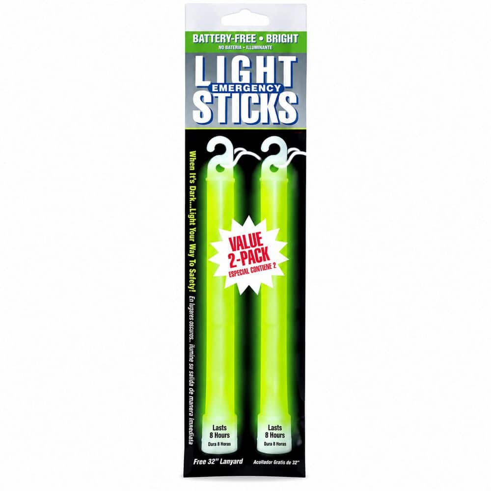 Ready America Green 8 Hour Lightstick (2-Pack)