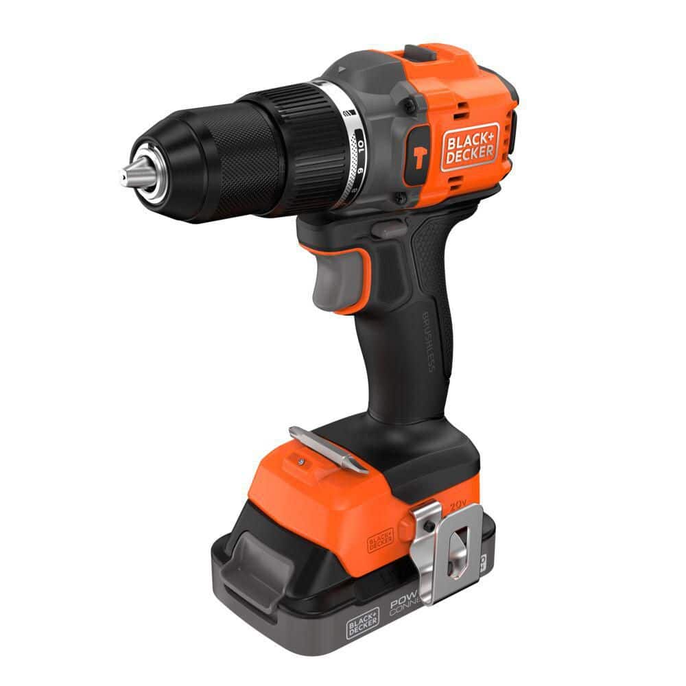 BLACK+DECKER 20V MAX Lithium-Ion Brushless Cordless Hammer Drill with 2Ah Battery and Charger (3)