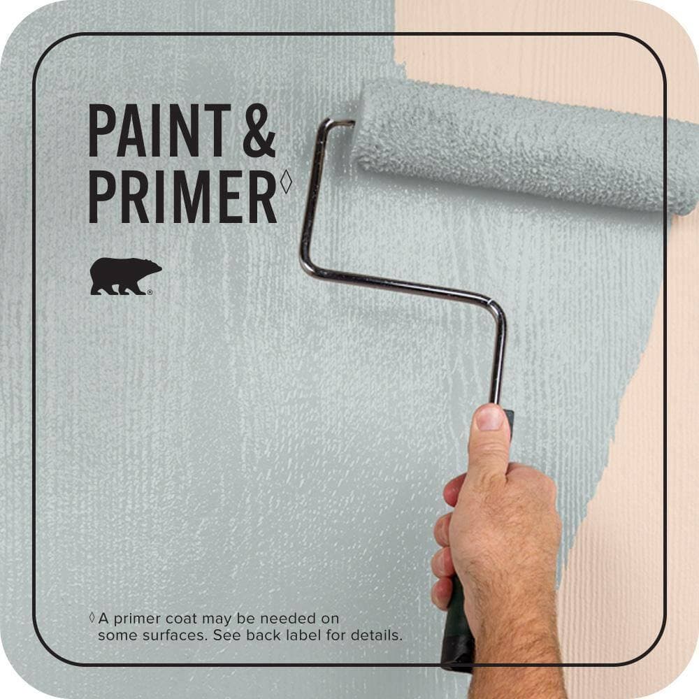 BEHR PREMIUM PLUS 1 gal. #730E-3 River Rock Flat Exterior Paint & Primer (2)