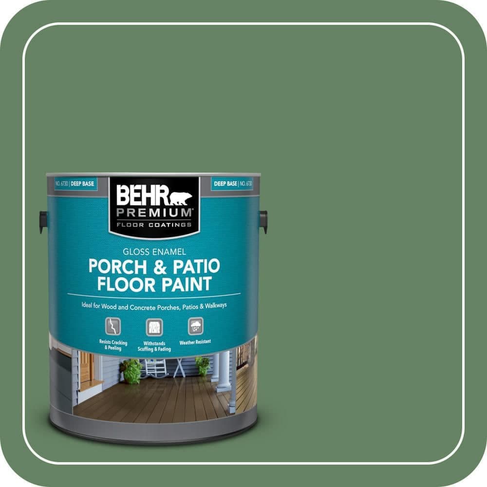 BEHR PREMIUM 1 gal. #S400-6 Tuscan Herbs Gloss Enamel Interior/Exterior Porch and Patio Floor Paint