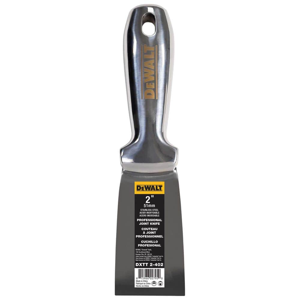 DEWALT 2 in. Stainless Steel Joint Knife with Welded Handle