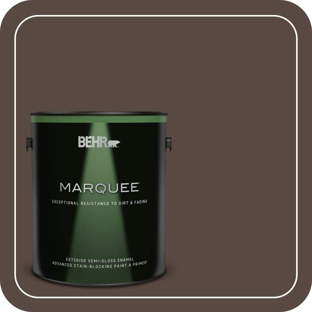 BEHR MARQUEE 1 gal. #S-G-790 Bear Rug Semi-Gloss Enamel Exterior Paint & Primer