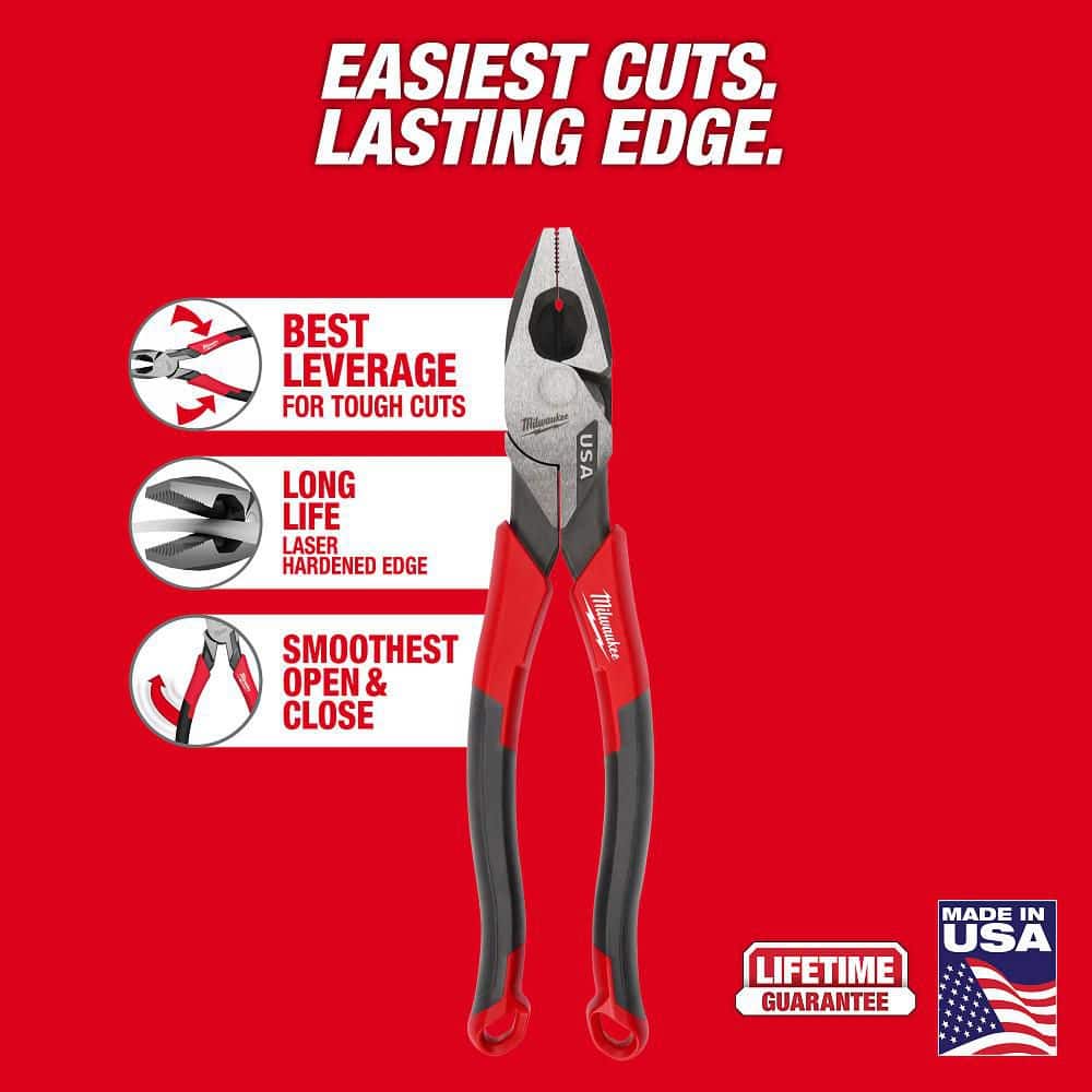 Milwaukee 6 PC Comfort Grip Cutting Pliers, Wire Strippers, & Cushion Grip Screwdrivers Set (USA) (3)