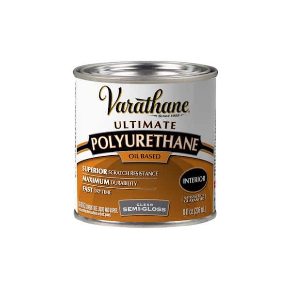 Varathane 8 oz. Clear Semi-Gloss Oil-Based Interior Polyurethane (2)