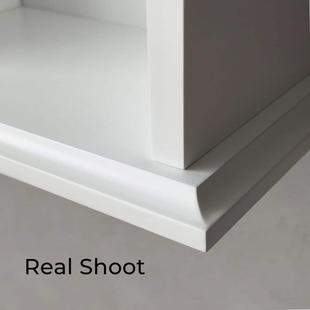 Tahanbath 27.60 in. W x 23.60 in. D x 7.10 in. H Bathroom Storage Wall Cabinet in White (3)