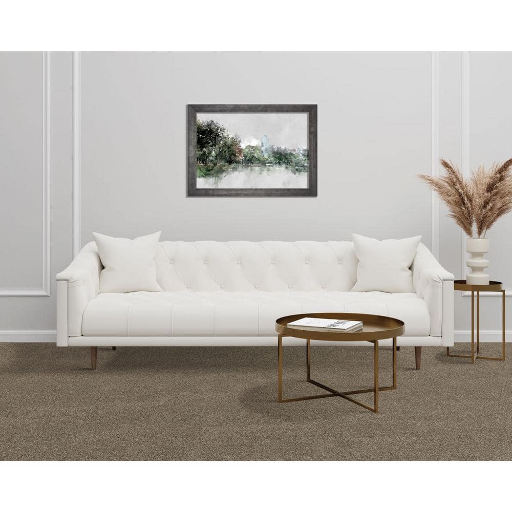 TrafficMaster Comfort Times-Brown-Brown 12 ft. Wide x Cut to Length 29 oz. Polyester Texture Carpet (4)