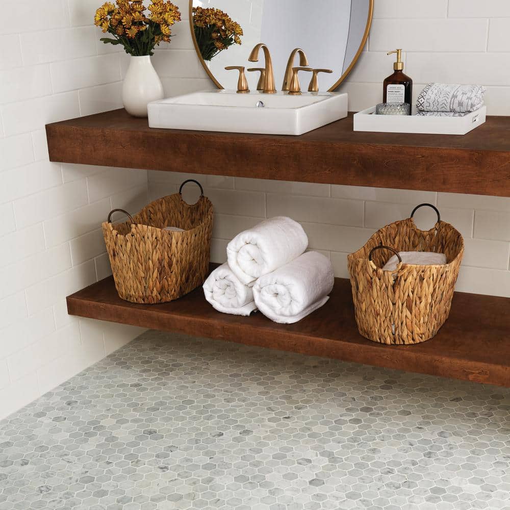 Daltile Restore Mist Honed 12 in. x 12 in. Marble Mosaic Tile (0.97 sq. ft./ piece) (3)