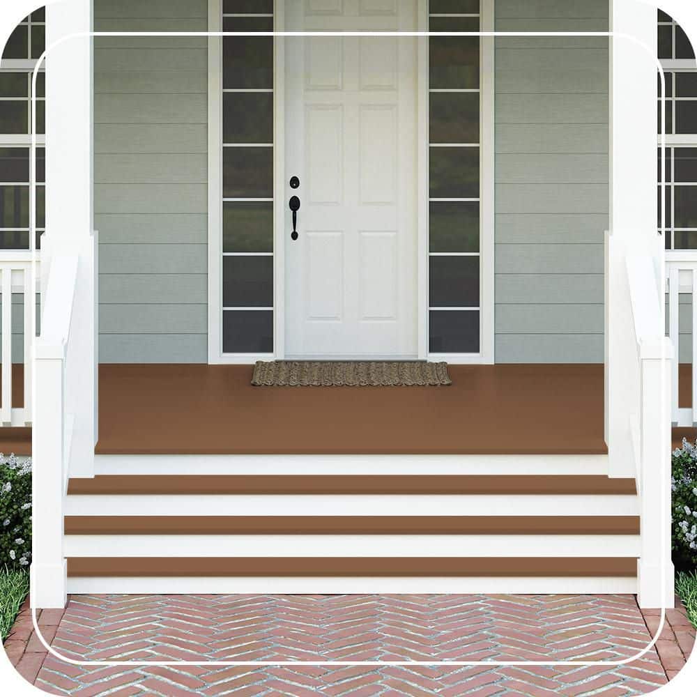 BEHR PREMIUM #S240-7 Textured Low-Lustre Enamel Interior/Exterior Porch and Patio Anti-Slip Floor Paint (2)