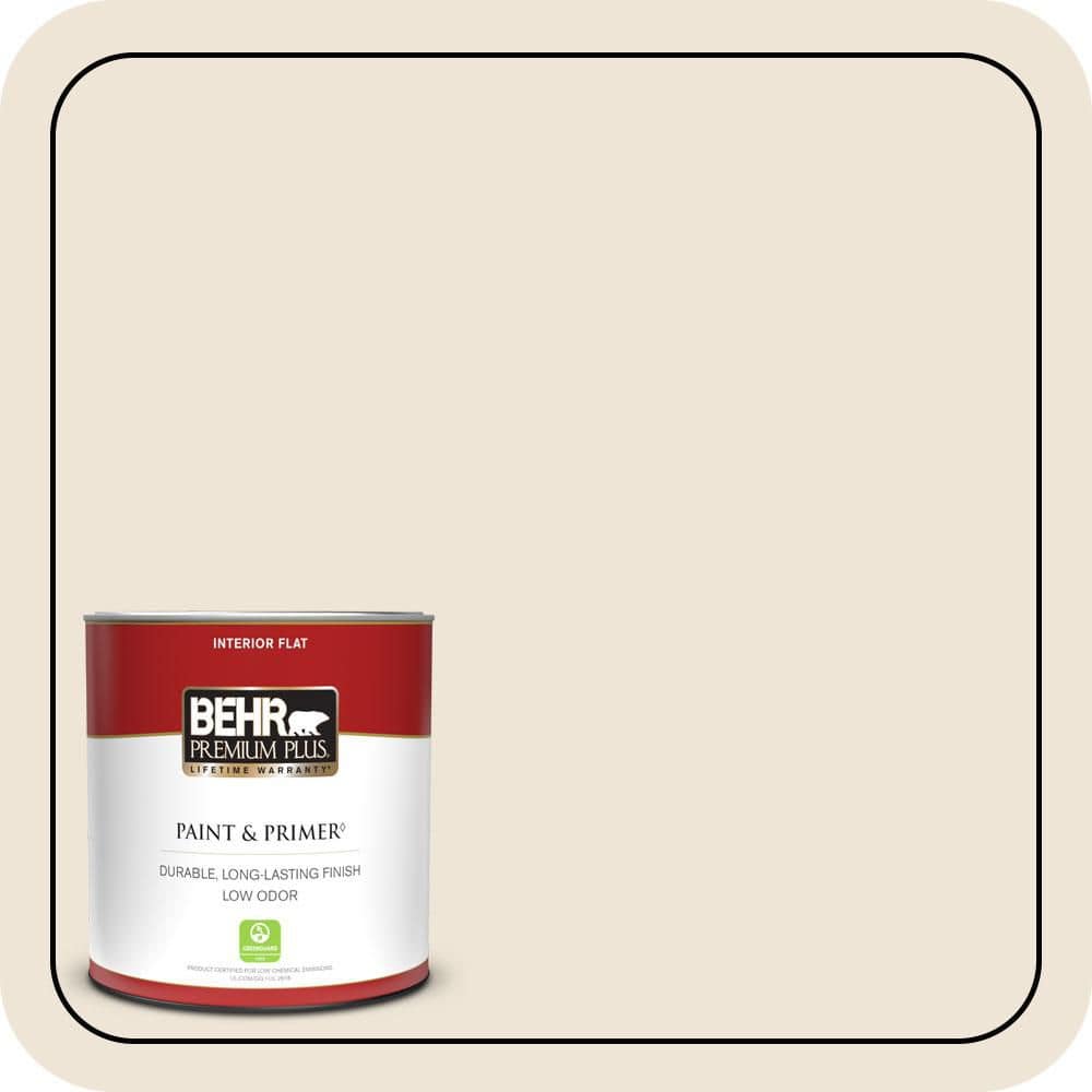 BEHR PREMIUM PLUS #PWN-61 Oriental Silk Flat Low Odor & Primer