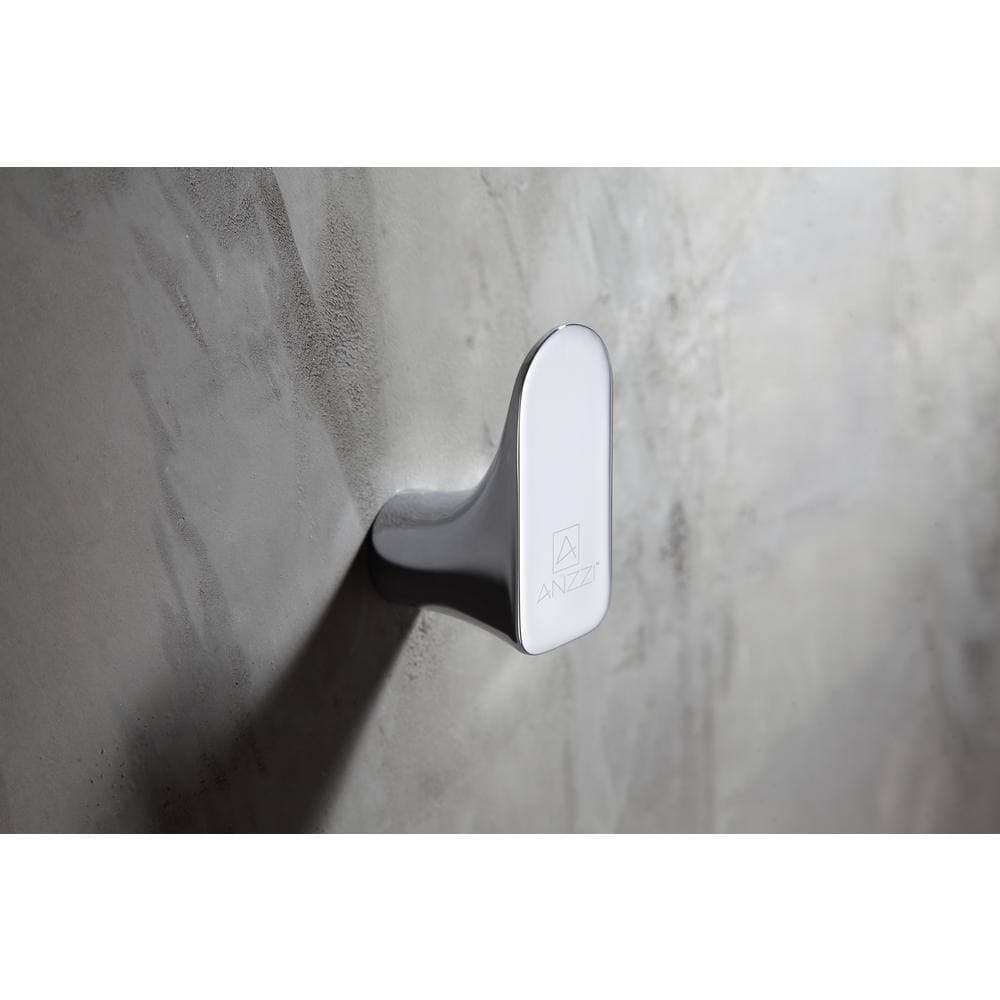 ANZZI Essence Series Stainless Steel Robe Hook in Polished Chrome (3)