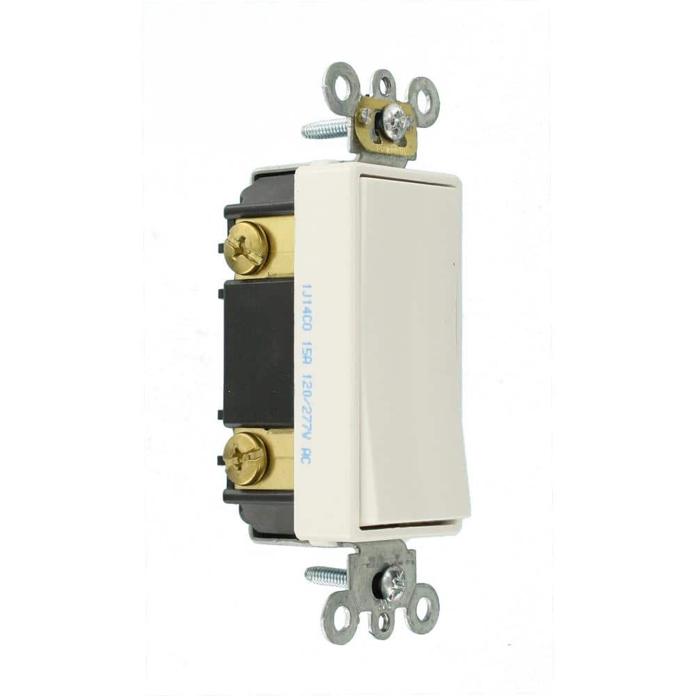 Leviton Decora 3-Way AC Quiet Rocker Switch, 5693-2WS (3)