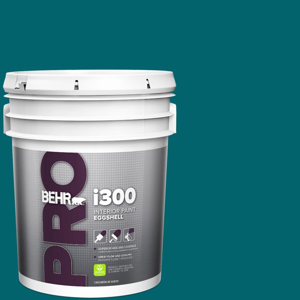 BEHR PRO 5 gal. #S-H-520 Peacock Tail Eggshell Interior Paint