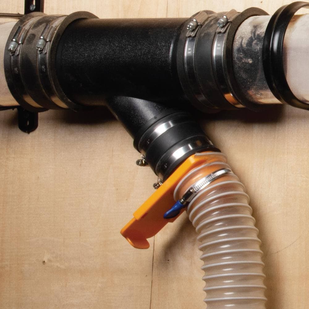 ‎POWERTEC 2-1/2 in. Dust Control Flex Cuff with Steel Hose Clamps for Dust Collection Systems (6-Pack) (3)