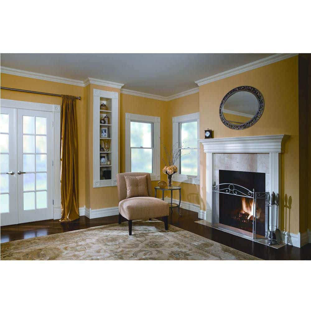 Alexandria Moulding 3/4 in. D x 1-3/4 in. W x 96 in. L Pine Wood Primed Finger-Joint Screen Moulding Pack (4-Pack) (3)