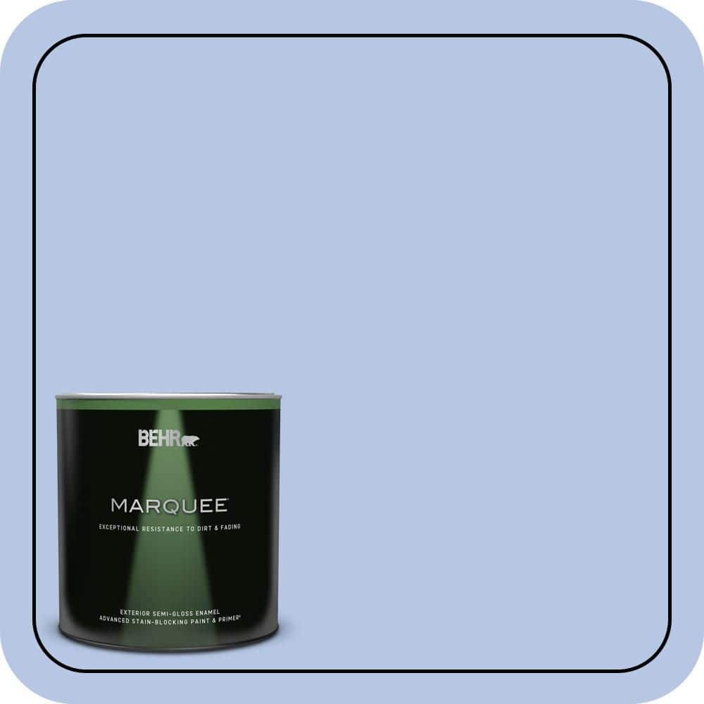 BEHR MARQUEE 1 qt. #590A-3 Beautiful Dream Semi-Gloss Enamel Exterior Paint & Primer