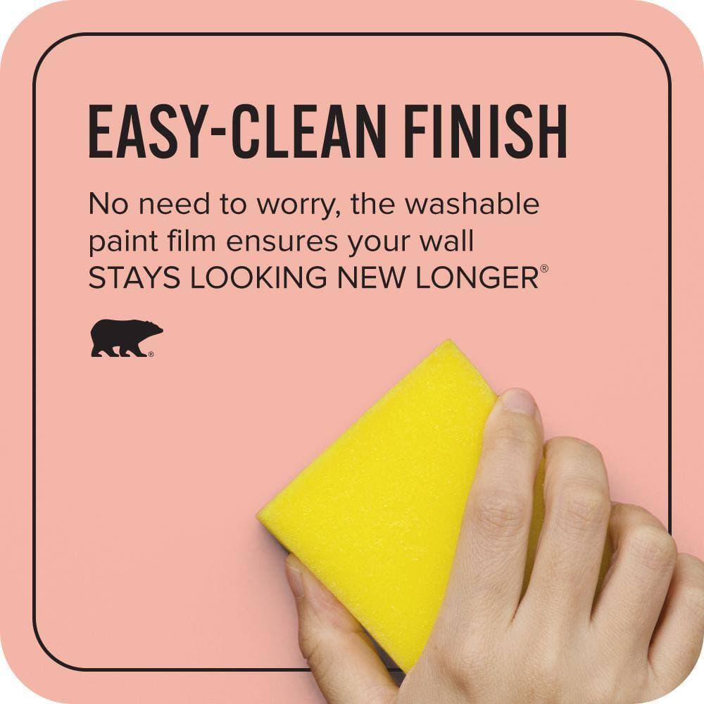 BEHR ULTRA 1 gal. #P180-3 Pink Mimosa Extra Durable Satin Enamel Interior Paint & Primer (4)