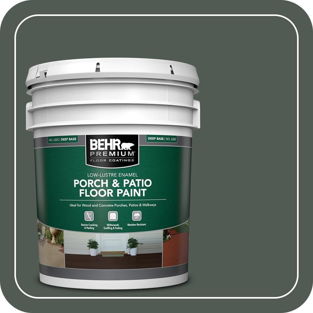 BEHR PREMIUM #N420-7 Textured Low-Lustre Enamel Interior/Exterior Porch and Patio Anti-Slip Floor Paint (1)