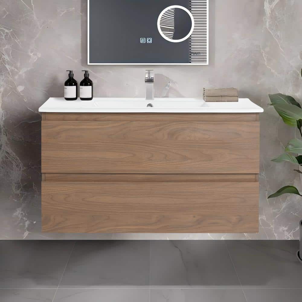 UPIKER Simply 19 in. W 17.94 in. D 19.69 in. H Bath Vanity Cabinet without Top Unassembled (2)