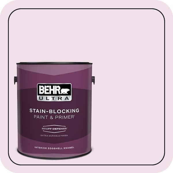 BEHR PREMIUM PLUS #M120-1 Pink Proposal Enamel Low Odor & Primer (3)