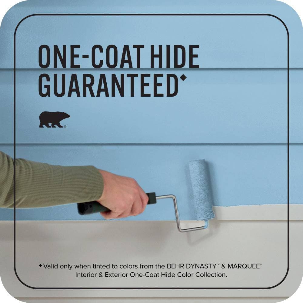 BEHR MARQUEE 5 gal. #MQ5-55 Simply Posh Flat Exterior Paint & Primer (3)