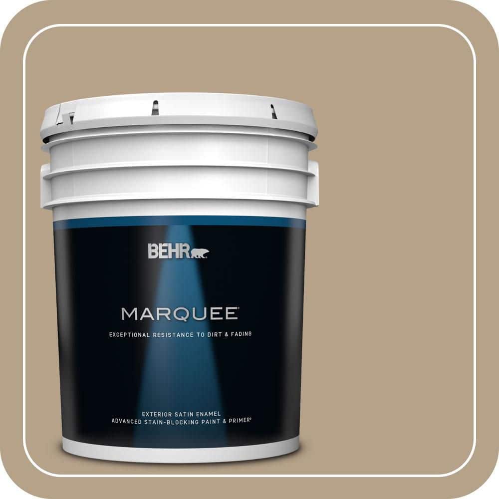 BEHR MARQUEE 5 gal. #PPU7-06 Chateau Satin Enamel Exterior Paint & Primer