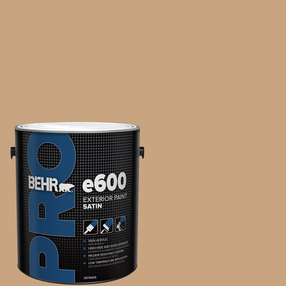 BEHR PRO 1 gal. #S260-4 Pelican Tan Satin Exterior Paint