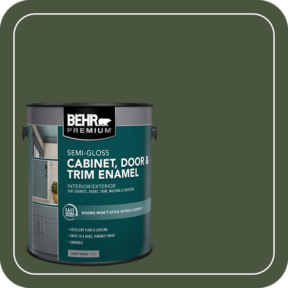 BEHR PREMIUM 1 gal. #MQ6-49 Chard Semi-Gloss Enamel Interior/Exterior Cabinet, Door & Trim Paint