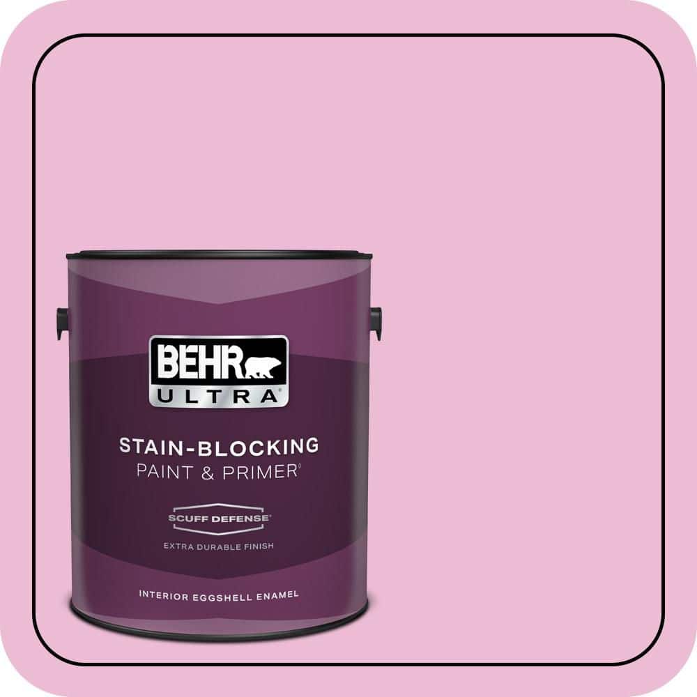 BEHR ULTRA 1 gal. #690A-3 Sweet Taffy Extra Durable Eggshell Enamel Interior Paint & Primer (1)