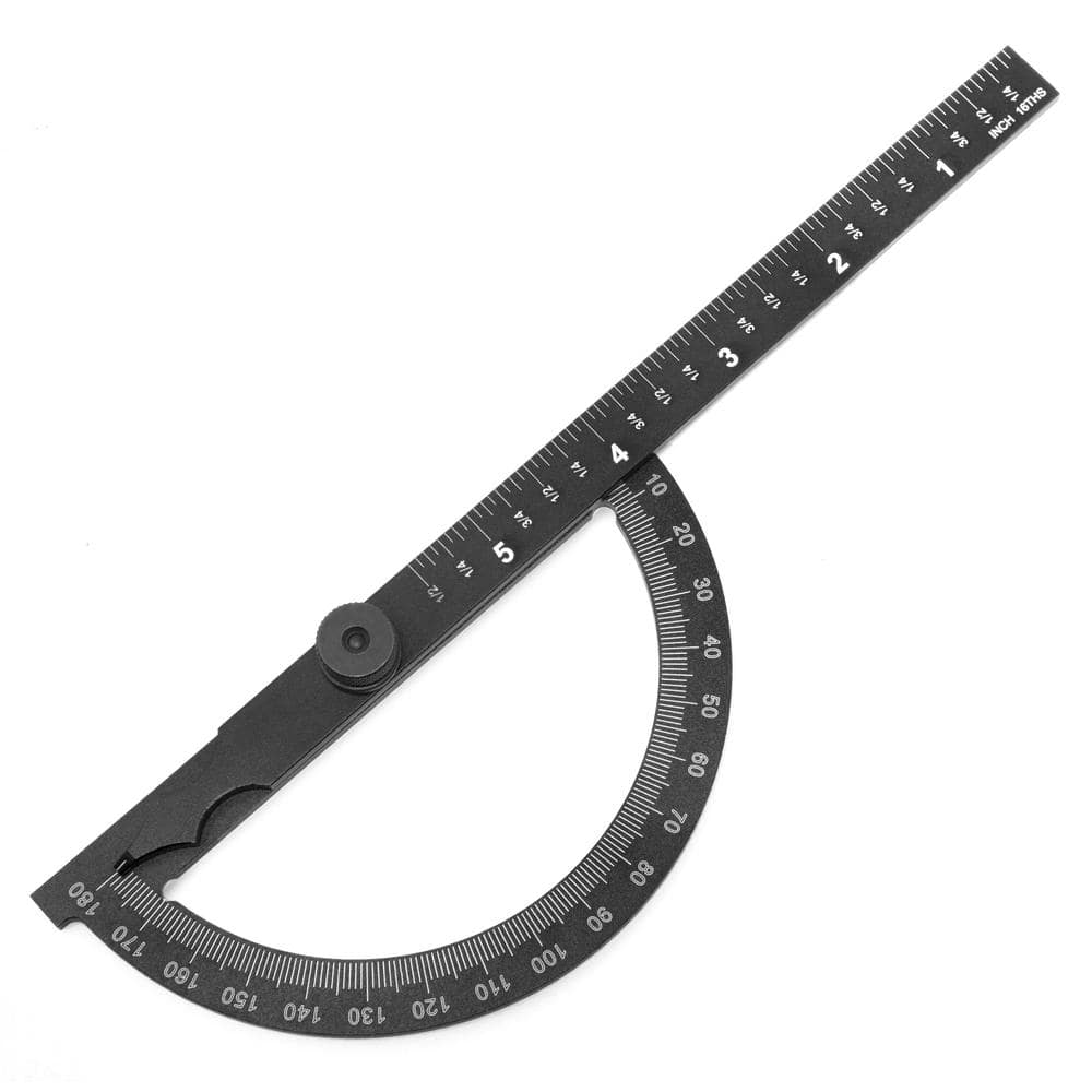WEN Adjustable Aluminum Protractor and Angle Gauge with Laser Etched Scale (2)