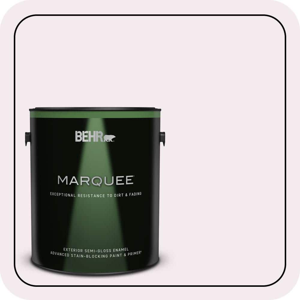 BEHR MARQUEE 1 gal. #690C-1 Sweet Illusion Semi-Gloss Enamel Exterior Paint & Primer