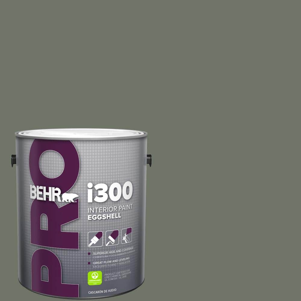 BEHR PRO 1 gal. #BXC-72 Evergreen Trail Eggshell Interior Paint (1)
