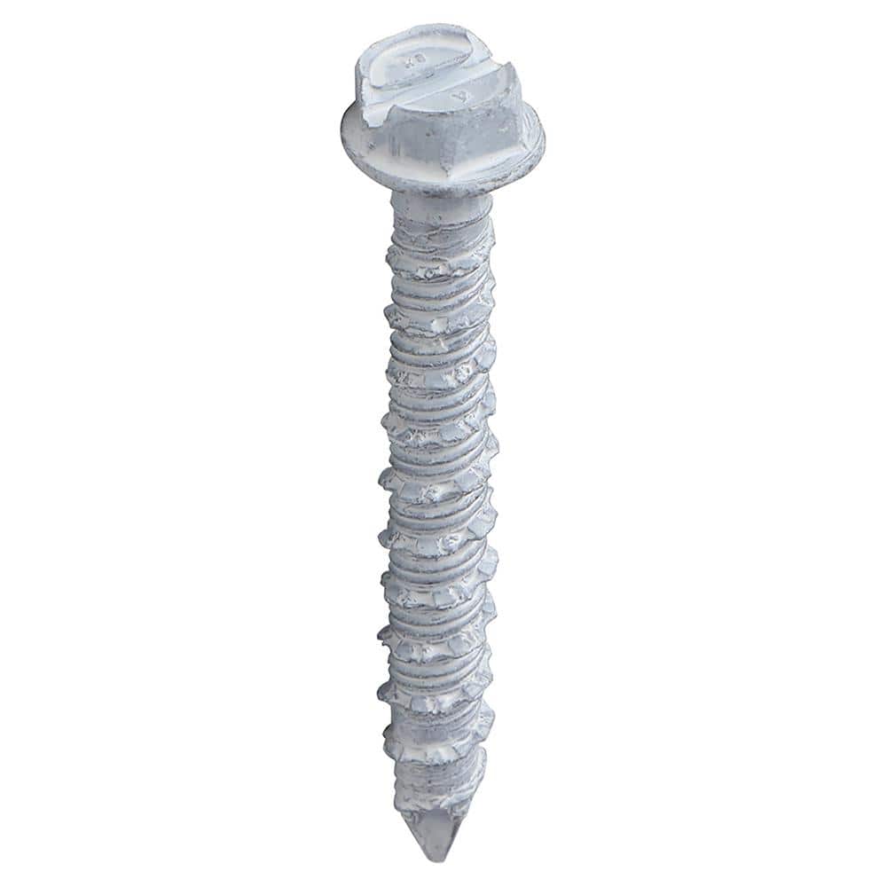 Tapcon 1/4 in. x 1-3/4 in. White Ultrashield Hex-Washer-Head Concrete Anchors (75-Piece) (2)